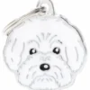 Discount Friends Bichon Bolognese Hundetegn Til Hvalpe - Sikkerhed Og Tryghed Hvis Hvalpen Løber Væk|Hundetegn Og Smykker Med Stil Og Sikkerhed