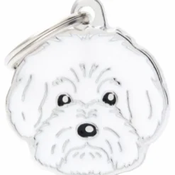Discount Friends Bichon Bolognese Hundetegn Til Hvalpe - Sikkerhed Og Tryghed Hvis Hvalpen Løber Væk|Hundetegn Og Smykker Med Stil Og Sikkerhed