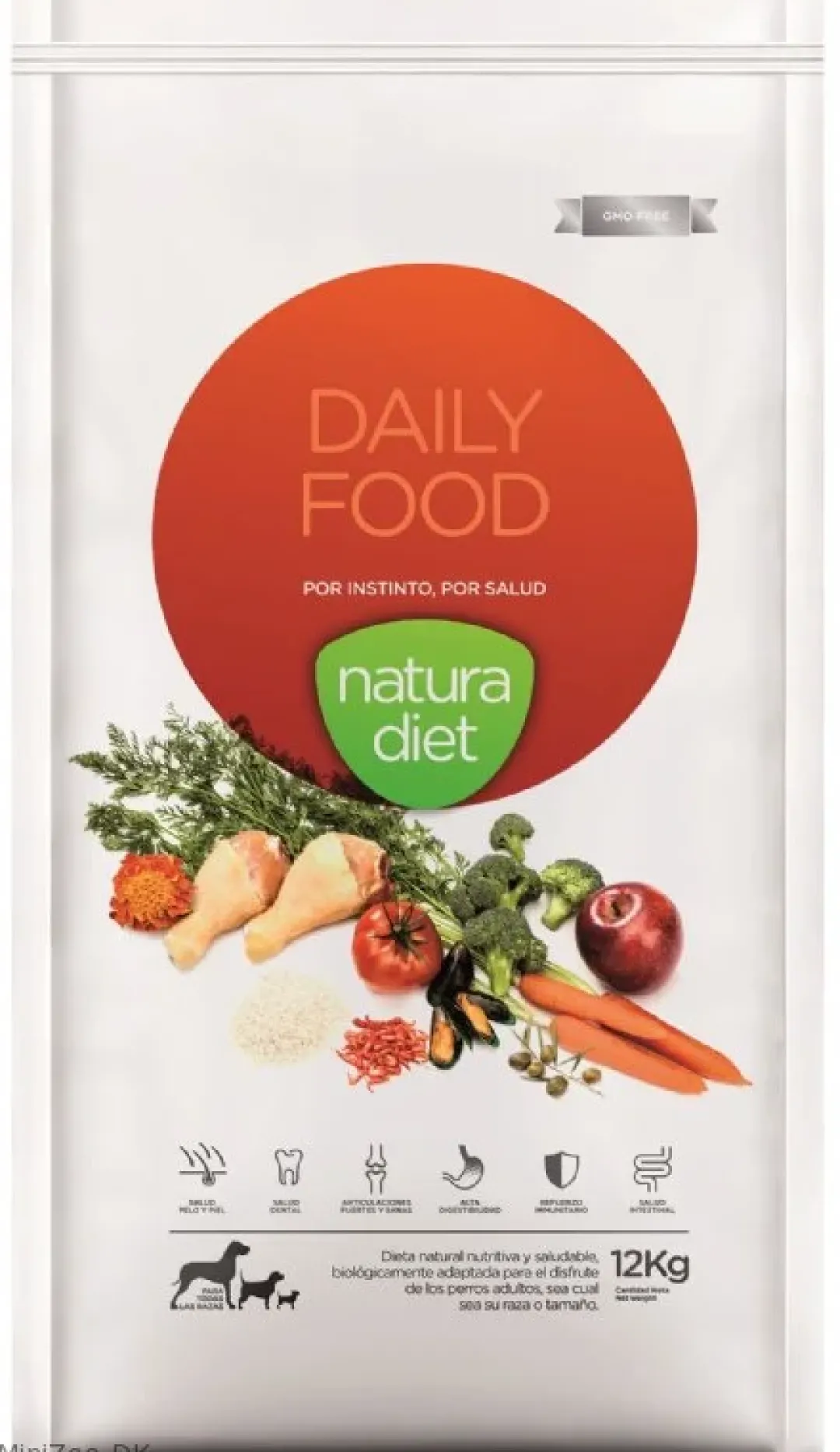 Natura Diet Daily Hundefoder 12 kg - Naturligt og afbalanceret tørfoder til hunde Hundefoder|Tørfoder Til Hunde I Alle Størrelser Og Aldre