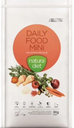 Online Natura Diet Daily Mini Hundefoder 3 kg - Sund ernæring til små hunde Hundefoder|Tørfoder Til Hunde I Alle Størrelser Og Aldre
