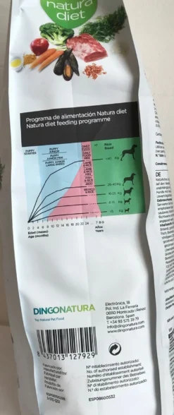 Natura Diet Iberico og Ris Hundefoder 12 kg - Naturlig ernæring til hunde Hundefoder|Tørfoder Til Hunde I Alle Størrelser Og Aldre