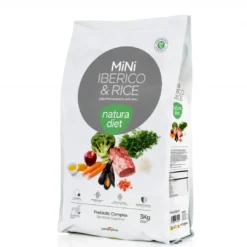 Clearance Natura Diet Iberico & Ris Mini 3 kg - Hundefoder til små voksne hunde Hundefoder|Tørfoder Til Hunde I Alle Størrelser Og Aldre