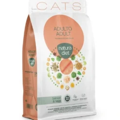 Discount Natura Diet Kattefoder Adult Laks 1,5 kg - tørfoder til voksne katte Kattefoder & Snacks