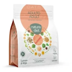 Sale Natura Diet Kattefoder Adult Laks 400 g - tørfoder til voksne katte Kattefoder & Snacks