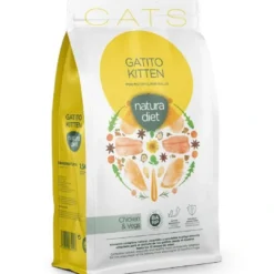 Natura Diet Kattefoder Killing Kylling 1,5 kg - tørfoder til killinger Killingefoder - Sundt Kattefoder Til Killinger I Alle Racer|Kattefoder & Snacks