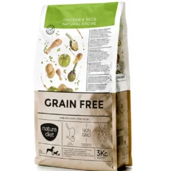 Natura Diet Kornfri Kylling & Grøntsager 3 kg - kornfrit hundefoder til voksne hunde Hundefoder|Tørfoder Til Hunde I Alle Størrelser Og Aldre