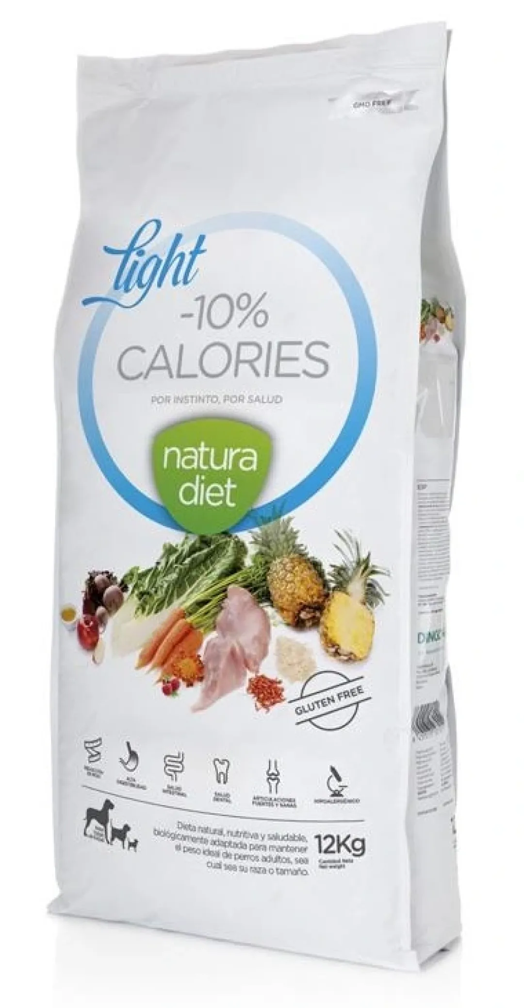 New Natura Diet Light -10% kalorier hundefoder 12 kg - tørfoder til steriliserede hunde Hundefoder|Tørfoder Til Hunde I Alle Størrelser Og Aldre