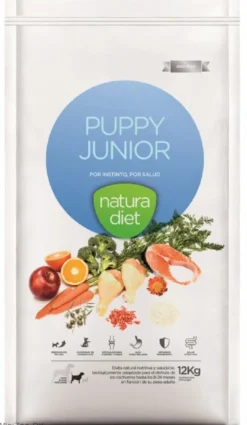 Sale Natura Diet Puppy Junior Hvalpefoder 12 kg - Naturligt og sundt foder til hvalpe Hundefoder|Tørfoder Til Hunde I Alle Størrelser Og Aldre