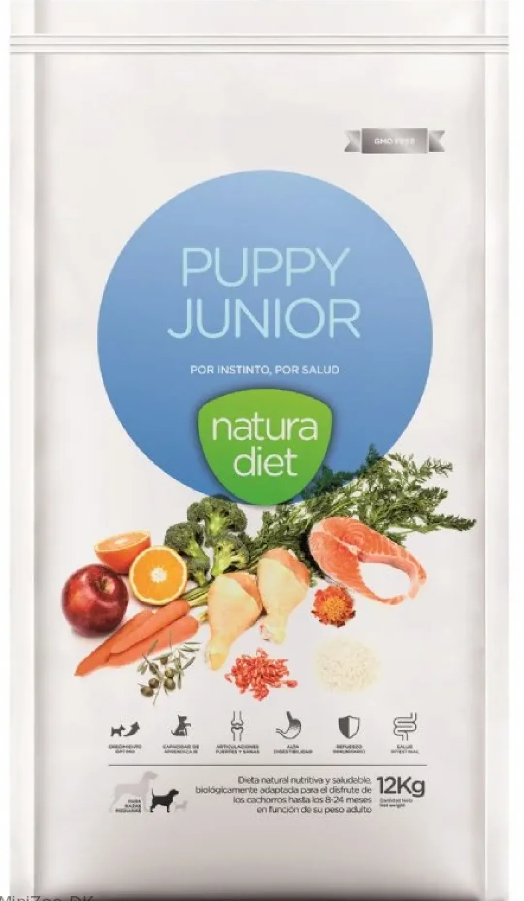 Sale Natura Diet Puppy Junior Hvalpefoder 12 kg - Naturligt og sundt foder til hvalpe Hundefoder|Tørfoder Til Hunde I Alle Størrelser Og Aldre