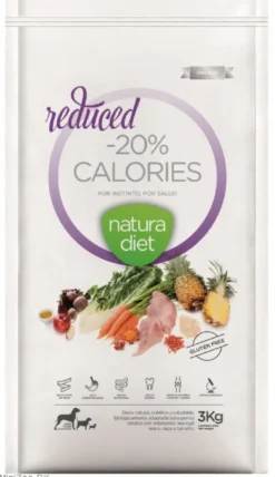 Sale Natura Diet Reduced -20% kalorier hundefoder 3 kg - tørfoder til overvægtige hunde Hundefoder|Tørfoder Til Hunde I Alle Størrelser Og Aldre