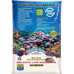 Natural White Live sand 9,07 kg 0,5-1,7 mm Dekoration Til Saltvand