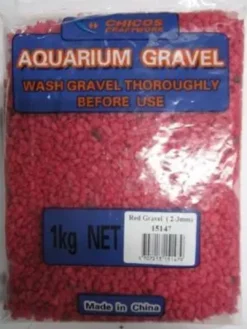 Clearance Neongrus Rød 1 kg Aquascaping