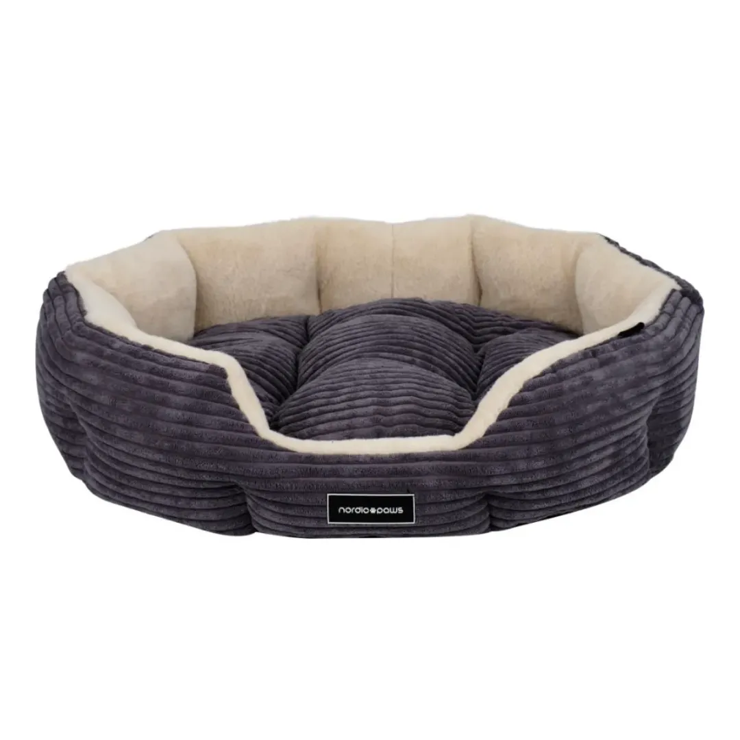 Sale Arlo Cozy S grå - blød og hyggelig hundeseng i frotte Hundesenge Og Kurve Til Hunde - Bløde Og Komfortable|Sovepladser Til Hvalpe - Hundesenge, Kølemåtter Og Trygge Hvilesteder
