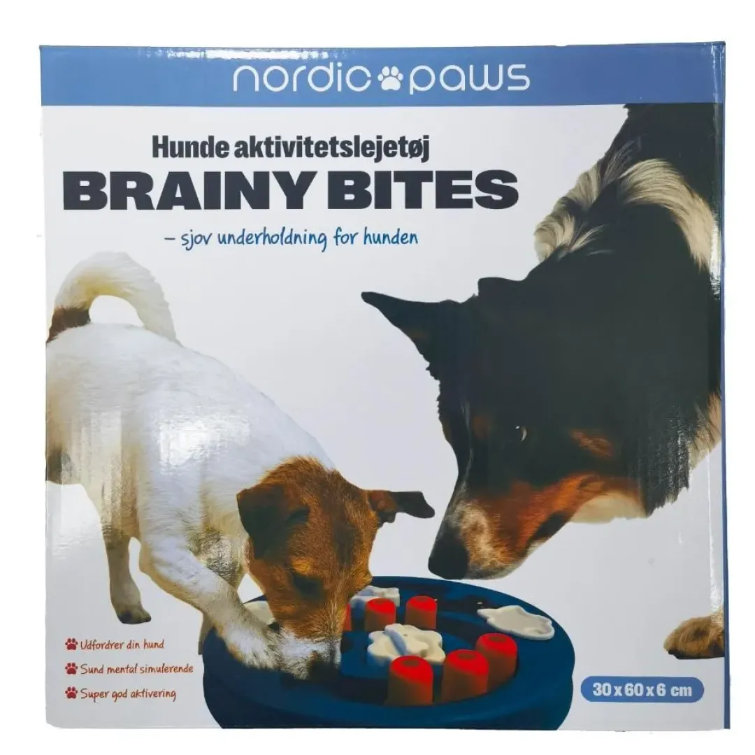 Clearance BrainyBites - sjovt aktivitetslegetøj til hunde Hundelegetøj Til Alle Hunde Leg Og Aktivering Året Rundt|Legetøj Til Hvalpe - Sjov Leg, Aktivering Og Tryghed Fra Første Dag