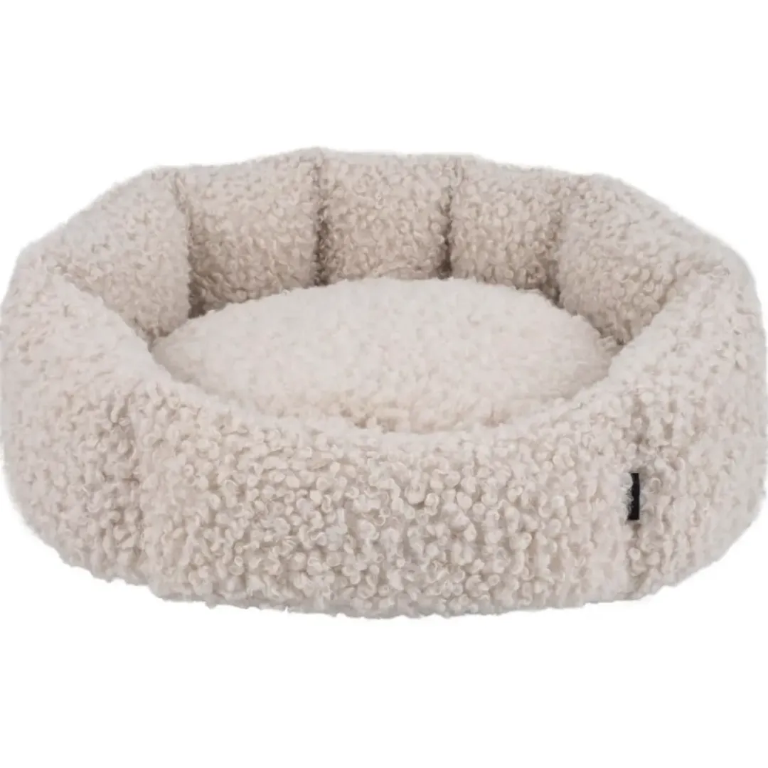 Embla hundeseng Beige S - rund og hyggelig komfort Hundesenge Og Kurve Til Hunde - Bløde Og Komfortable|Sovepladser Til Hvalpe - Hundesenge, Kølemåtter Og Trygge Hvilesteder