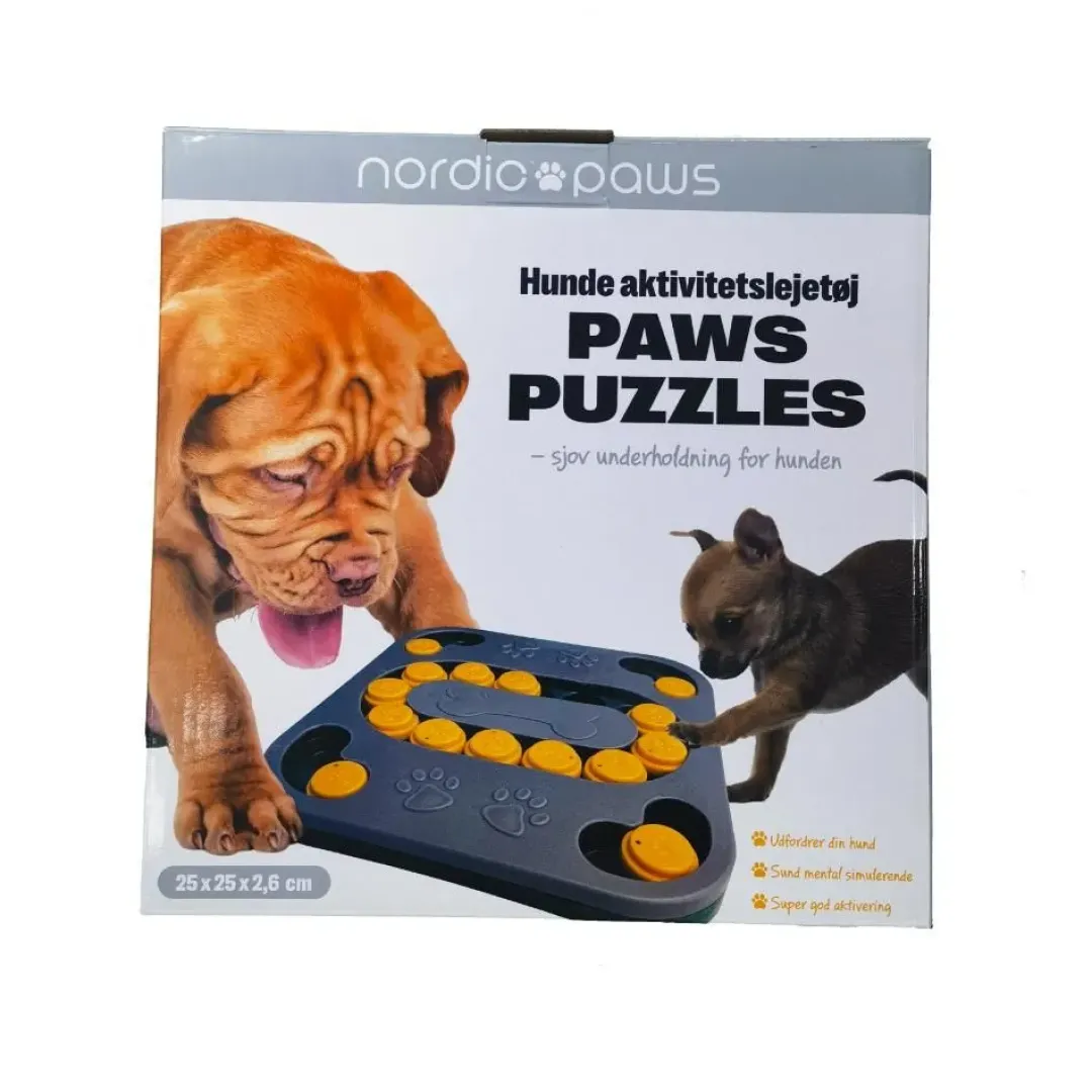 New PawsPuzzles aktiveringslegetøj til hunde Hundelegetøj Til Alle Hunde Leg Og Aktivering Året Rundt|Legetøj Til Hvalpe - Sjov Leg, Aktivering Og Tryghed Fra Første Dag