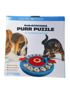 Best PurrPuzzle - interaktivt aktivitetslegetøj til hunde Hundelegetøj Til Alle Hunde Leg Og Aktivering Året Rundt|Legetøj Til Hvalpe - Sjov Leg, Aktivering Og Tryghed Fra Første Dag