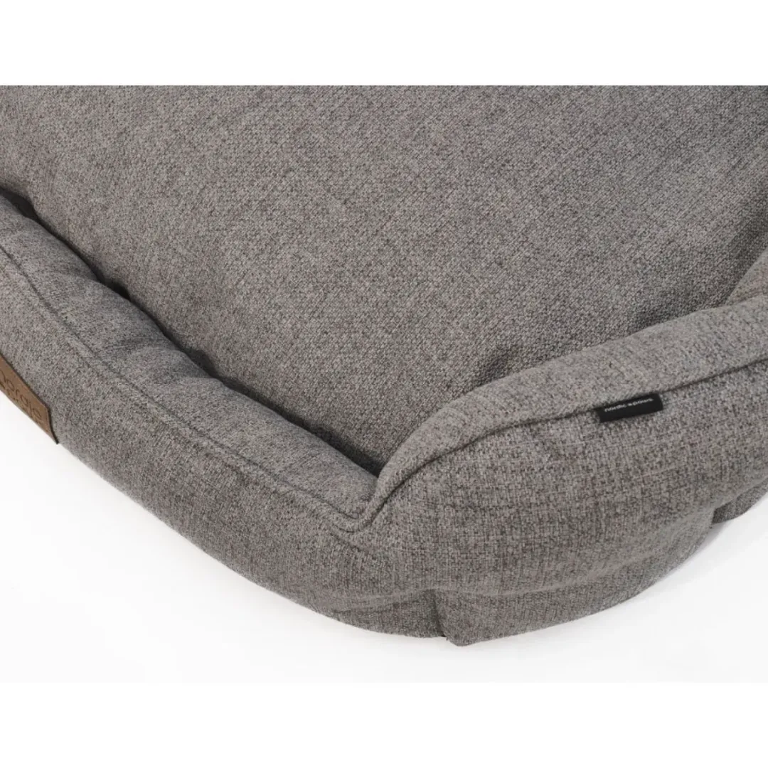 Runa hundeseng grå XL 110x85x31 cm Hundesenge Og Kurve Til Hunde - Bløde Og Komfortable|Sovepladser Til Hvalpe - Hundesenge, Kølemåtter Og Trygge Hvilesteder