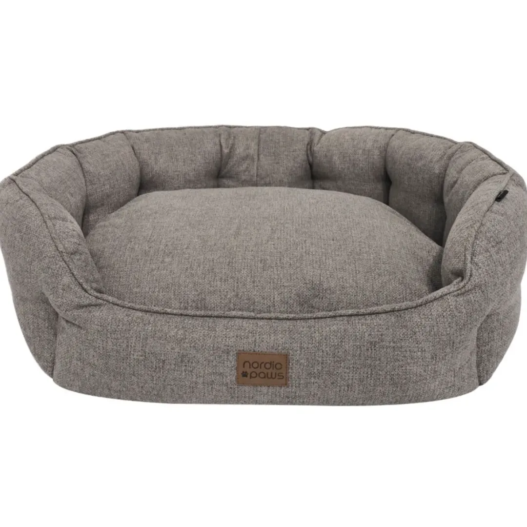 Runa hundeseng grå XL 110x85x31 cm Hundesenge Og Kurve Til Hunde - Bløde Og Komfortable|Sovepladser Til Hvalpe - Hundesenge, Kølemåtter Og Trygge Hvilesteder