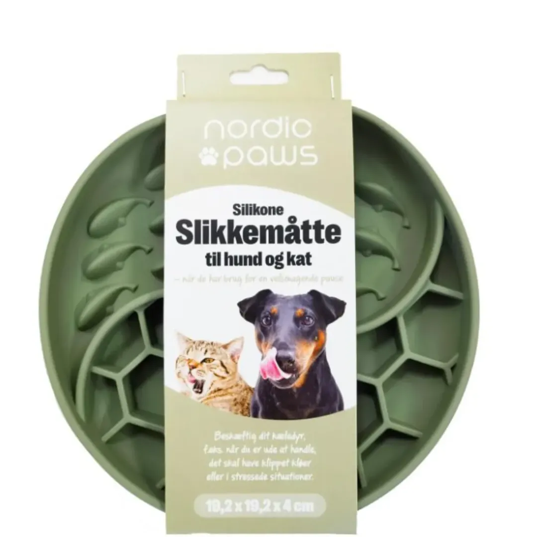 Hot slikkemåtte Moss - Slowfeeder og rolig aktivering Hundelegetøj Til Alle Hunde Leg Og Aktivering Året Rundt|Legetøj Til Hvalpe - Sjov Leg, Aktivering Og Tryghed Fra Første Dag