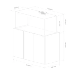Clearance Nyos Opus 440 G2 Koralrevsakvarium Proline Hvid Akvarier Til Saltvandsfisk|Akvarier