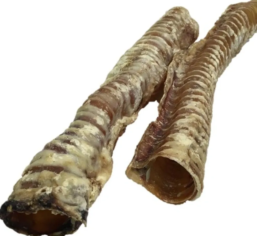 Discount Okse luftrør 25-30 cm (2 stk) - Naturlige hundesnacks Snacks Til Hvalpe - Lækre Godbidder Til Træning Og Forkælelse|Hundeguf Og Tyggeben Til Hunde