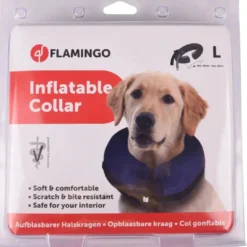 Clearance Oppustelig halskrave L 40-60 cm Hundetilbehør Til Hvalpe - Tryg Start I Hverdagen|Tilbehør Til Hund - Alt Til En Glad Og Tryg Hverdag For Din Bedste Ven