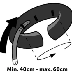 Clearance Oppustelig halskrave L 40-60 cm Hundetilbehør Til Hvalpe - Tryg Start I Hverdagen|Tilbehør Til Hund - Alt Til En Glad Og Tryg Hverdag For Din Bedste Ven