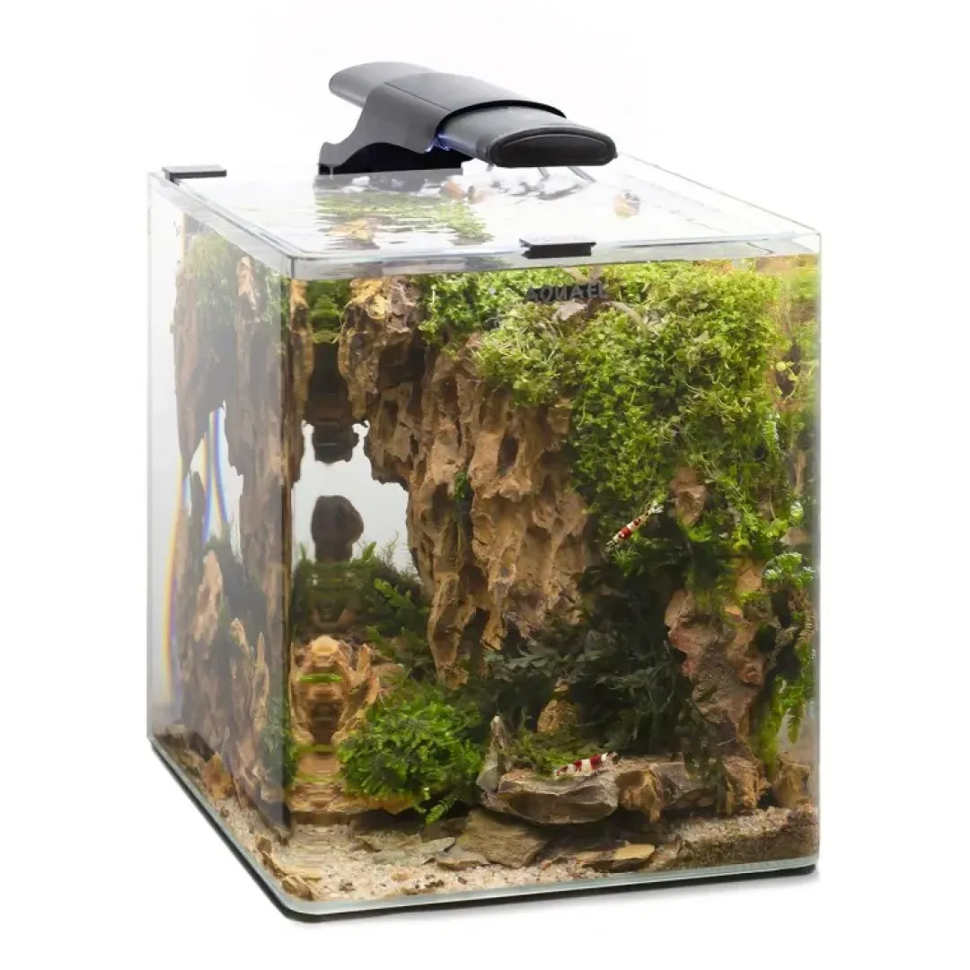 Online OptiBent Sæt Day and Night 20 L 25x25x30 cm Sort Akvarier