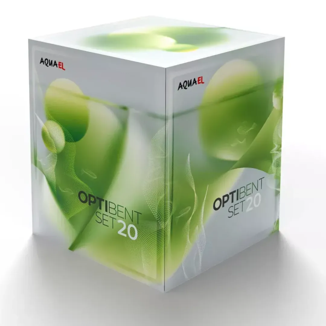 Online OptiBent Sæt Day and Night 20 L 25x25x30 cm Sort Akvarier