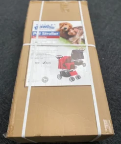 New Hunde klapvogn med 4 hjul Blå Transport Og Adgang Til Hvalpe - Tryg Og Nem Hverdag|Transport Og Adgang For Hunde - Tryg Og Nem Hverdag