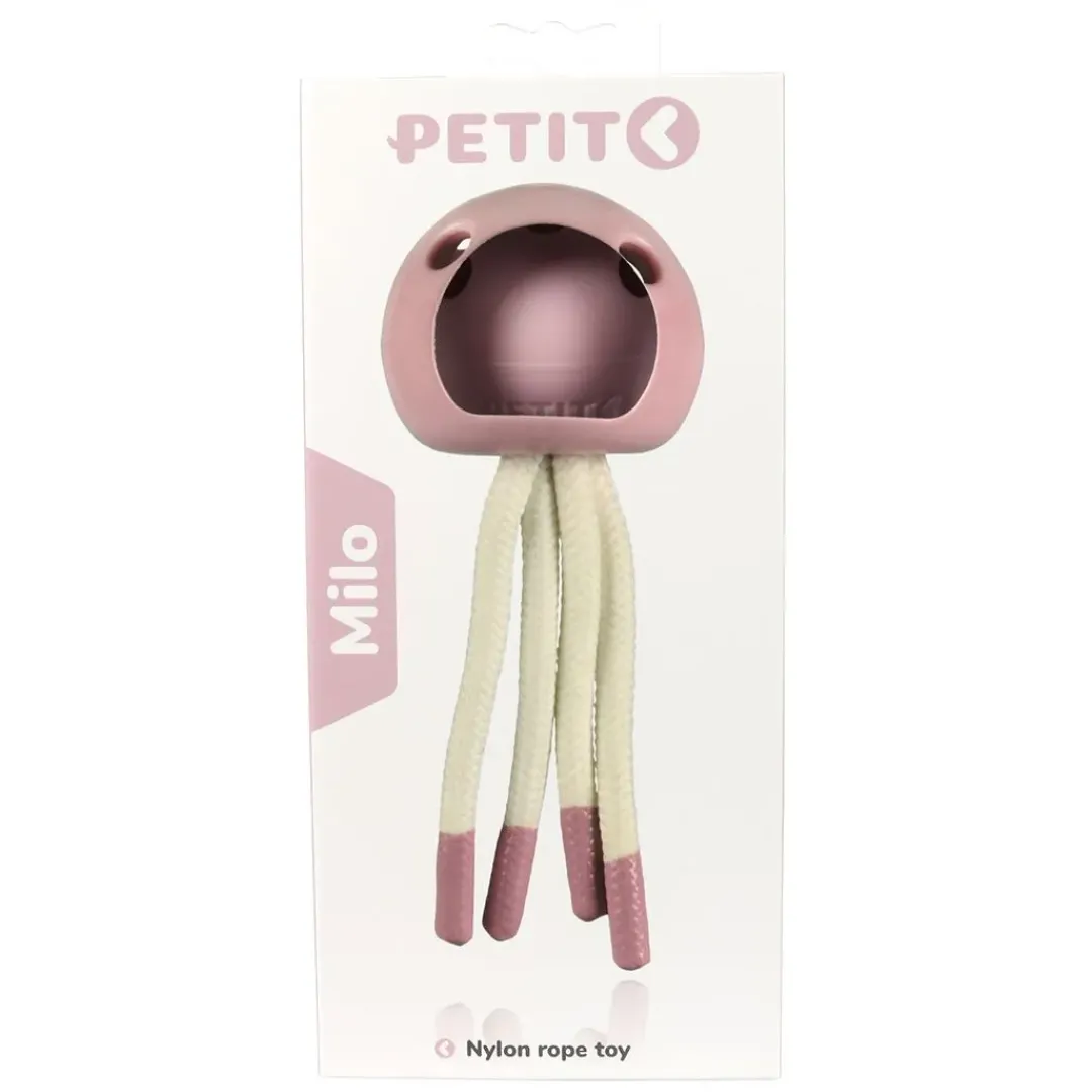 Clearance Hvalpelegetøj MILO Pink 18x7x7 cm - bamse til små hvalpe Hundelegetøj Til Alle Hunde Leg Og Aktivering Året Rundt|Legetøj Til Hvalpe - Sjov Leg, Aktivering Og Tryghed Fra Første Dag