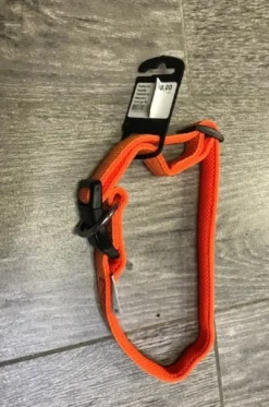 Hundehalsbånd i Neopren Orange M - let og komfortabelt hundehalsbånd Hvalpehalsbånd - Bløde Og Sikre Halsbånd Med Perfekt Pasform Til Din Hvalp|Hundehalsbånd Med Stil - Komfort Og Sikkerhed Til Din Hund