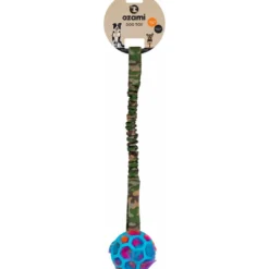 Discount Play-n-tug Ball With Crinkle Green Cammo 50 cm - Trækkelegetøj til Hund Hundelegetøj Til Alle Hunde Leg Og Aktivering Året Rundt|Legetøj Til Hvalpe - Sjov Leg, Aktivering Og Tryghed Fra Første Dag