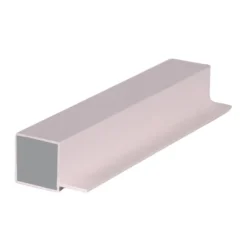 Clearance sølv aluprofil firkantet med flig 105 cm. Akvarieborde Og Akvariereoler