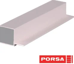 Sale sølv aluprofil firkantet med flig 50 cm Akvarieborde Og Akvariereoler
