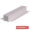 Discount sølv aluprofil med dobbelt flig 110 cm. Akvarieborde Og Akvariereoler