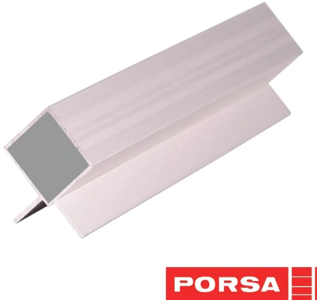 Clearance sølv aluprofil med dobbelt vinkelflig 105 cm. Akvarieborde Og Akvariereoler
