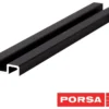 Clearance sort aluminiums underskinne 90 cm. Akvarieborde Og Akvariereoler