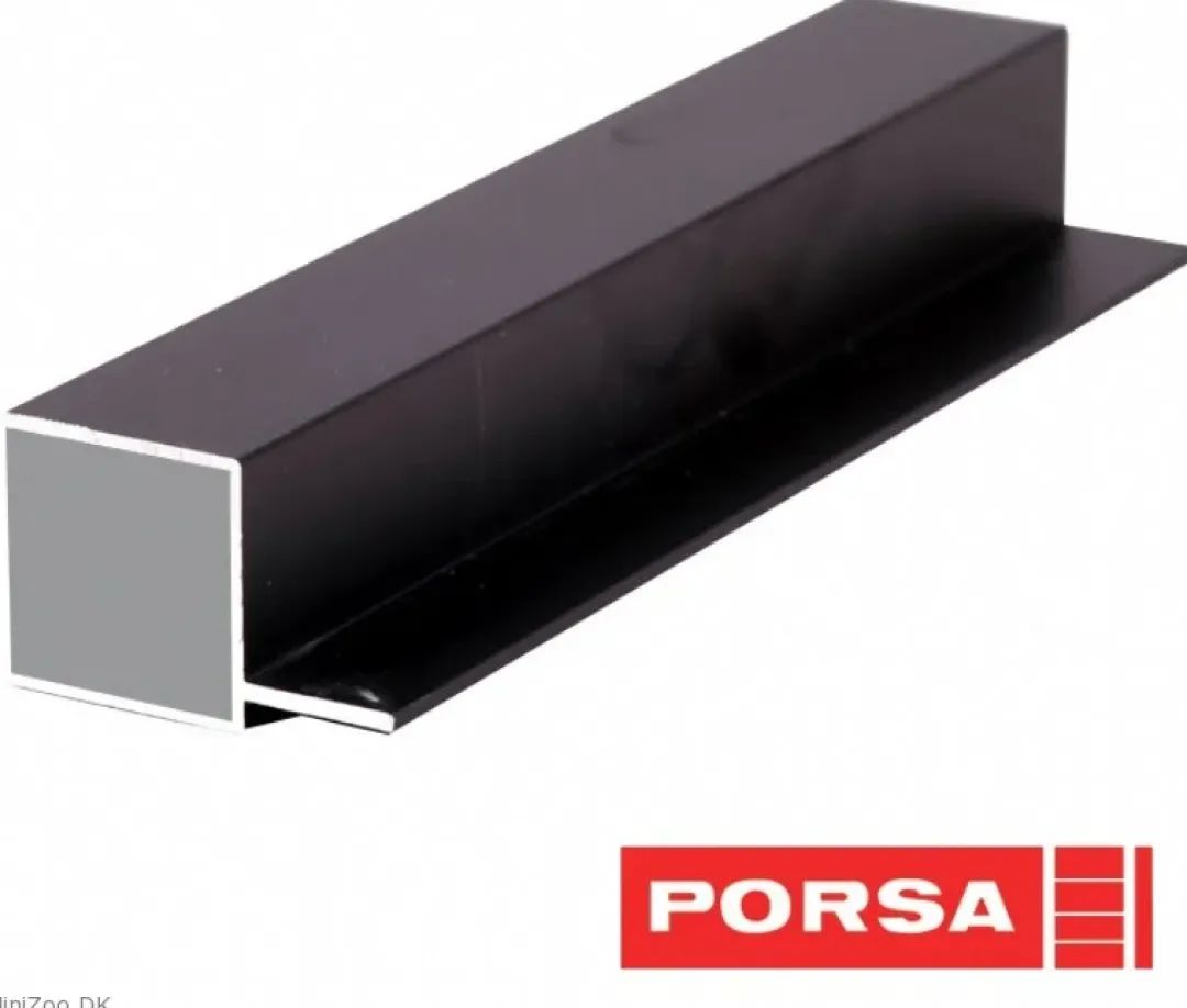 Best sort aluprofil firkantet med flig 125 cm. Akvarieborde Og Akvariereoler