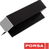 Discount sort aluprofil med dobbelt vinkelflig 15 cm. Akvarieborde Og Akvariereoler