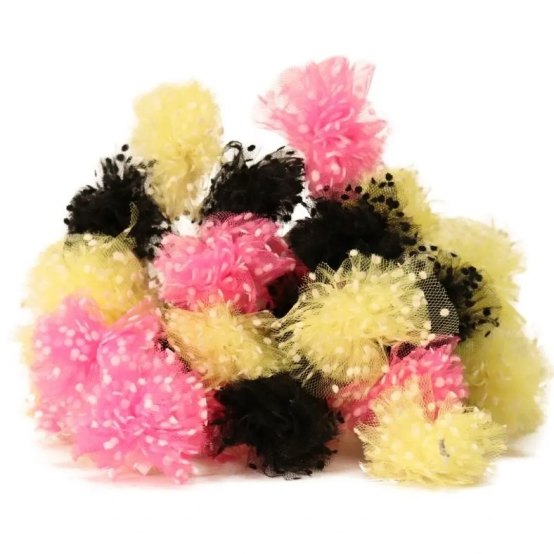 Sale Puffet Tøjbold Mix farve 6 cm Kattelegetøj