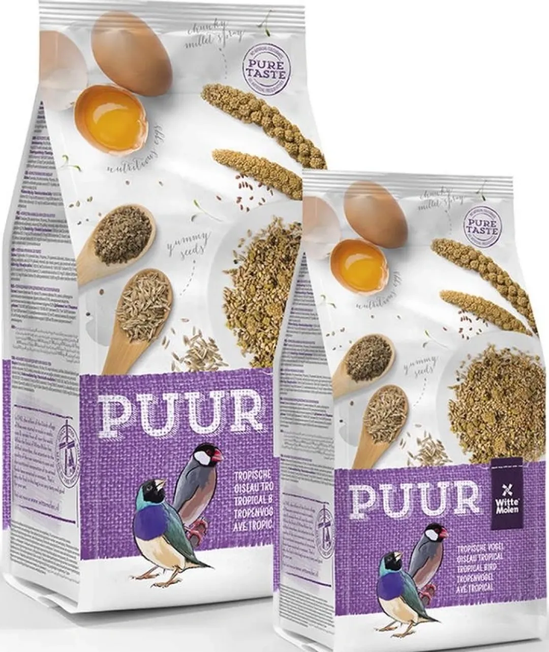 Best Puur fuglefoder til tropiske fugle 2 kg Fuglefoder