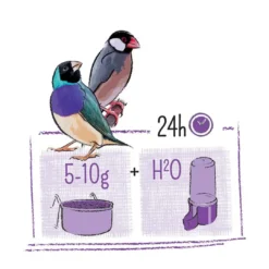 Sale Puur fuglefoder til tropiske fugle 750 g Fuglefoder