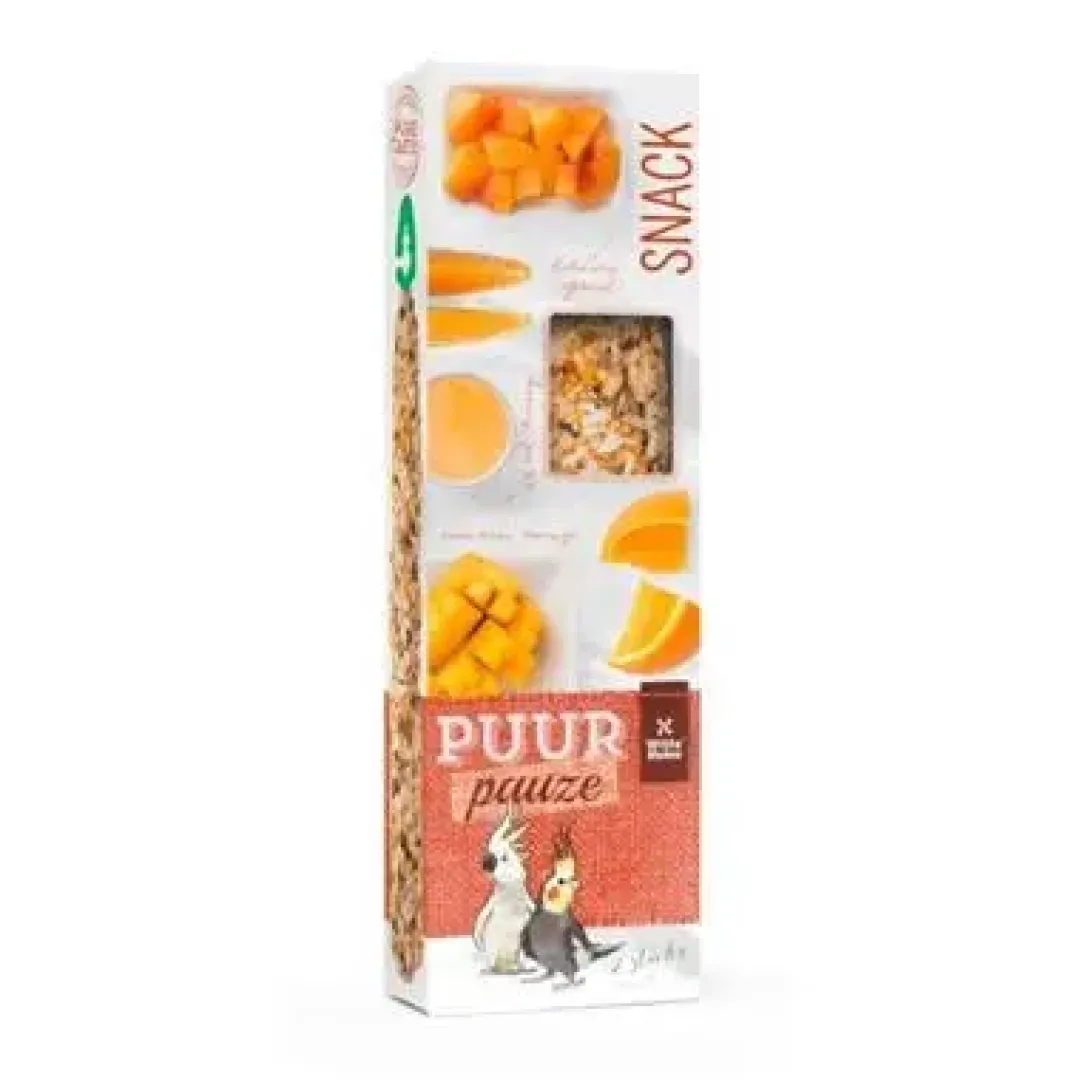 Outlet Puur Gourmetfrøpinde Frugt og honning 140 g Fuglefoder