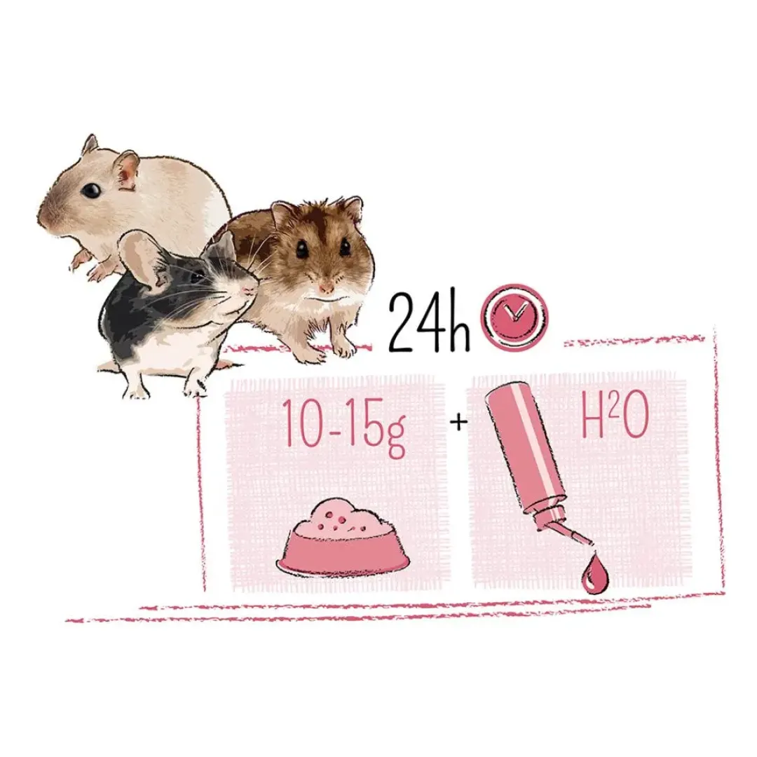 Discount PUUR Hamster og Ørkenrotte foder 1,5 kg Foder & Snack Til Gnavere & Kanin