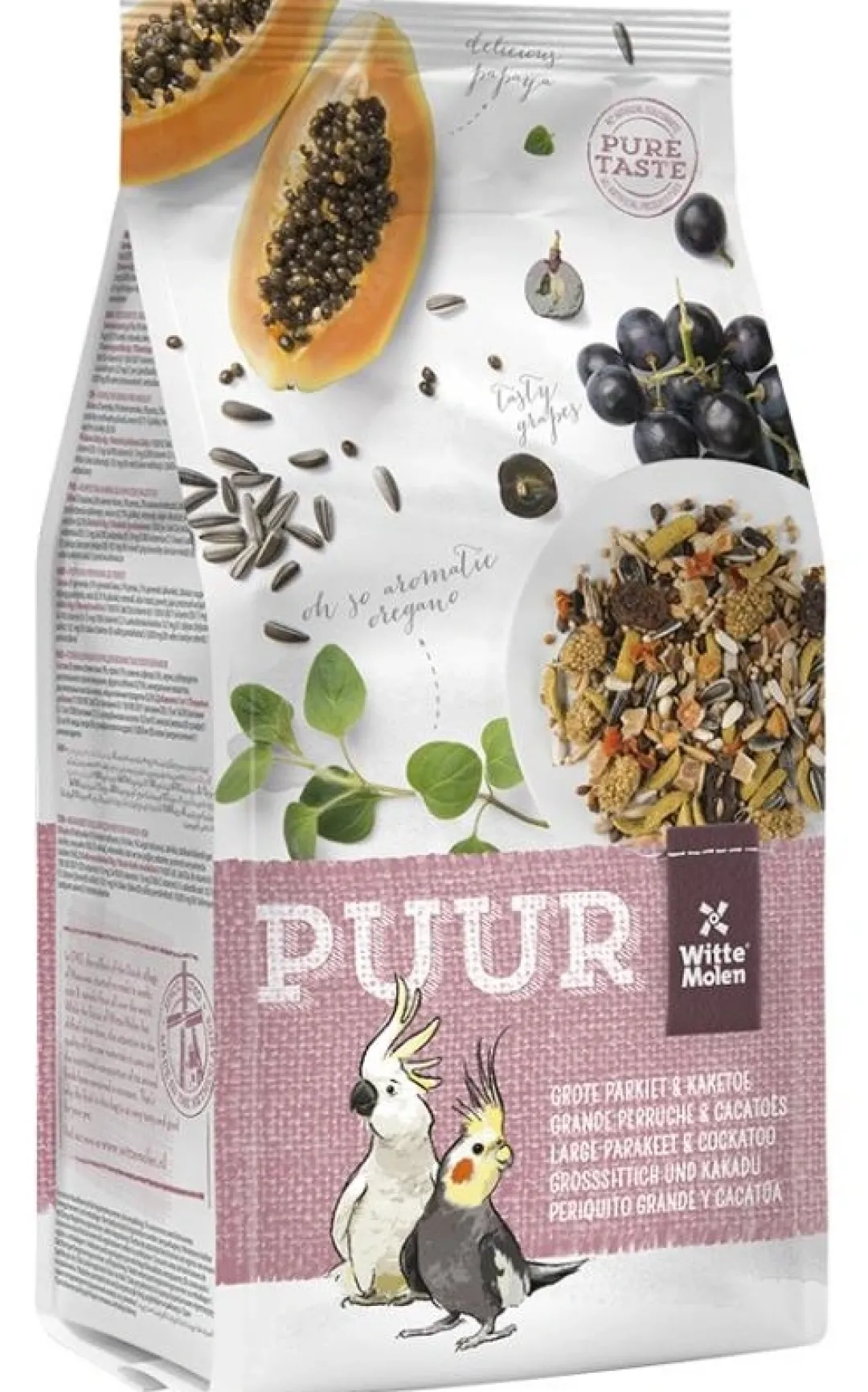 Sale Puur Parakit og kakaduefoder 2 kg Fuglefoder