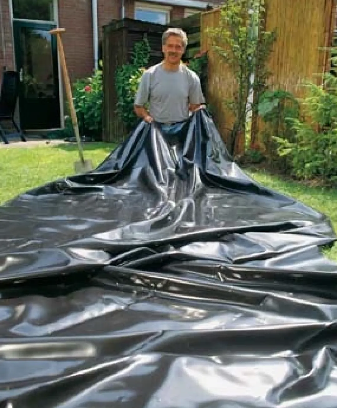 Best PVC folie stykke 0,5 mm 3 x 4 meter Folie Og Filt Til Havedam