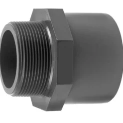 Best Overgang Med Udvendigt Gevind 50 x 63 x 2 tomme (palletank) Pvc-Rør Og Fittings
