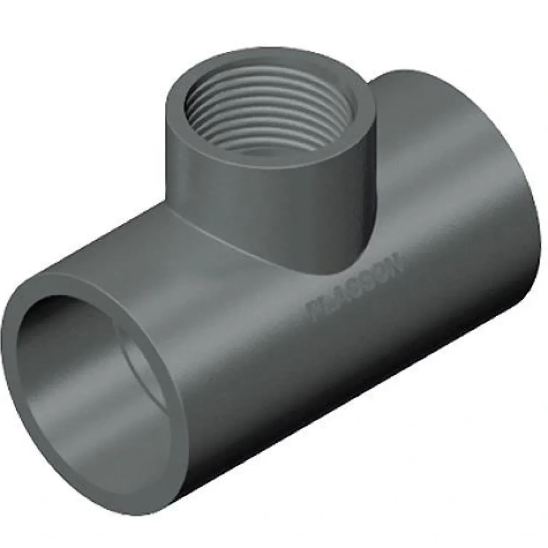 New TEE 90 grader 40x11/4''x40 (reduceret) Pvc-Rør Og Fittings